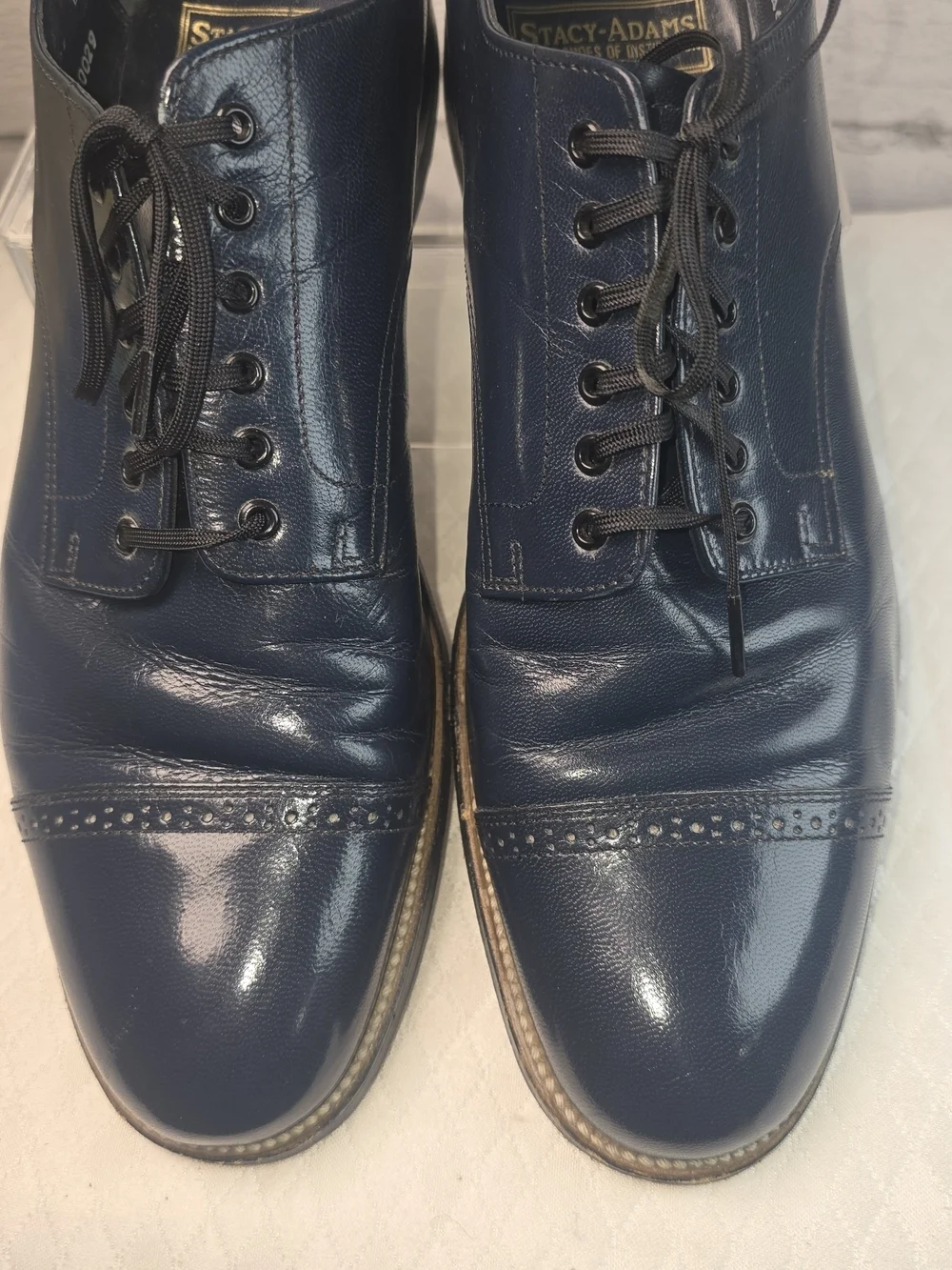 Stacy Adams polished leather